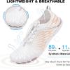 imageHike Barefoot Shoes for Women Men NonSlip Breathable Walking Shoes Wide Toe Box Comfortable Athletic FootwearA1  White