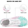 imageHike Barefoot Shoes for Women Men NonSlip Breathable Walking Shoes Wide Toe Box Comfortable Athletic FootwearA10  WhiteCyanPink