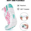 imageHike Barefoot Shoes for Women Men NonSlip Breathable Walking Shoes Wide Toe Box Comfortable Athletic FootwearA10  WhiteCyanPink