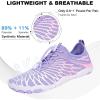 imageHike Barefoot Shoes for Women Men NonSlip Breathable Walking Shoes Wide Toe Box Comfortable Athletic FootwearA11  PurplePink