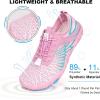 imageHike Barefoot Shoes for Women Men NonSlip Breathable Walking Shoes Wide Toe Box Comfortable Athletic FootwearA3  Pink