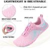 imageHike Barefoot Shoes for Women Men NonSlip Breathable Walking Shoes Wide Toe Box Comfortable Athletic FootwearA3s  Enhanced Pink