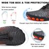 imageHike Barefoot Shoes for Women Men NonSlip Breathable Walking Shoes Wide Toe Box Comfortable Athletic FootwearA4  Orange Gray
