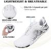 imageHike Barefoot Shoes for Women Men NonSlip Breathable Walking Shoes Wide Toe Box Comfortable Athletic FootwearA4s  Enhanced WhiteBlack