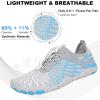 imageHike Barefoot Shoes for Women Men NonSlip Breathable Walking Shoes Wide Toe Box Comfortable Athletic FootwearA6  GreyBlue