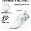 imageHike Barefoot Shoes for Women Men NonSlip Breathable Walking Shoes Wide Toe Box Comfortable Athletic FootwearA6s  Enhanced WhiteGreen