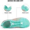 imageHike Barefoot Shoes for Women Men NonSlip Breathable Walking Shoes Wide Toe Box Comfortable Athletic FootwearA7  Cyan BlueOrange