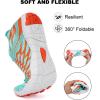 imageHike Barefoot Shoes for Women Men NonSlip Breathable Walking Shoes Wide Toe Box Comfortable Athletic FootwearA7  Cyan BlueOrange