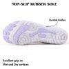 imageHike Barefoot Shoes for Women Men NonSlip Breathable Walking Shoes Wide Toe Box Comfortable Athletic FootwearA7s  Enhanced WhitePurple