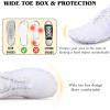 imageHike Barefoot Shoes for Women Men NonSlip Breathable Walking Shoes Wide Toe Box Comfortable Athletic FootwearA7s  Enhanced WhitePurple