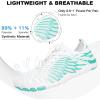 imageHike Barefoot Shoes for Women Men NonSlip Breathable Walking Shoes Wide Toe Box Comfortable Athletic FootwearA8  WhiteCyan Blue
