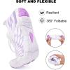 imageHike Barefoot Shoes for Women Men NonSlip Breathable Walking Shoes Wide Toe Box Comfortable Athletic FootwearA9  WhitePurple