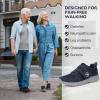 imageHiGropcore Diabetic Shoes for Women Men Wide Width Adjustable Walking Shoes Arch Support Orthopedic Edema Diabetic Shoes for Swollen Feet Neuropathy FasciitisBlue