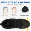 imageHiGropcore Diabetic Shoes for Women Men Wide Width Adjustable Walking Shoes Arch Support Orthopedic Edema Diabetic Shoes for Swollen Feet Neuropathy FasciitisGrey