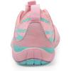 imageHiGropcore Water Shoes for Kids  Girls Boys Barefoot Shoes with Wide Toe Box  Quick Dry Lightweight Non Slip Kids Athletic Aqua Socks for Swim Beach PoolA7  Pink