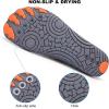 imageHiGropcore Water Shoes for Men Women Hike Barefoot Water Shoes Womens Mens QuickDry Breathable Lightweight Swim Shoe with Drainage HolesWt03 Grey