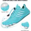 imageHiGropcore Water Shoes for Men Women Hike Barefoot Water Shoes Womens Mens QuickDry Breathable Lightweight Swim Shoe with Drainage HolesWt04 Blue