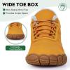 imageHike Barefoot Boots Womens Mens Waterproof Fur Lined Winter Barefoot Shoes Minimalist Snow Boots Wide Toe Box Ankle BootiesSa03  Yellow