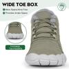 imageHike Barefoot Boots Womens Mens Waterproof Fur Lined Winter Barefoot Shoes Minimalist Snow Boots Wide Toe Box Ankle BootiesSb05  Green