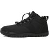 imageHike Barefoot Boots Womens Mens Waterproof Fur Lined Winter Barefoot Shoes Minimalist Snow Boots Wide Toe Box Ankle BootiesSc01  Black