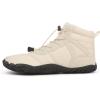 imageHike Barefoot Boots Womens Mens Waterproof Fur Lined Winter Barefoot Shoes Minimalist Snow Boots Wide Toe Box Ankle BootiesSe03  Beige