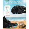 imageWater Shoes Women Men Adult QuickDry Aqua Socks Breathable Hike Barefoot Water Shoes for Swim Beach River Pool Lake Hiking Kayaking SurfingA1  Black