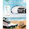 imageWater Shoes Women Men Adult QuickDry Aqua Socks Breathable Hike Barefoot Water Shoes for Swim Beach River Pool Lake Hiking Kayaking SurfingA2  White