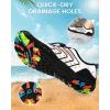 imageWater Shoes Women Men Adult QuickDry Aqua Socks Breathable Hike Barefoot Water Shoes for Swim Beach River Pool Lake Hiking Kayaking SurfingA2  White