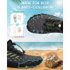 imageWater Shoes Women Men Adult QuickDry Aqua Socks Breathable Hike Barefoot Water Shoes for Swim Beach River Pool Lake Hiking Kayaking SurfingA3  Grey