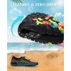 imageWater Shoes Women Men Adult QuickDry Aqua Socks Breathable Hike Barefoot Water Shoes for Swim Beach River Pool Lake Hiking Kayaking SurfingA3  Grey