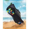 imageWater Shoes Women Men Adult QuickDry Aqua Socks Breathable Hike Barefoot Water Shoes for Swim Beach River Pool Lake Hiking Kayaking SurfingA3  Grey