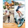 imageWater Shoes Women Men Adult QuickDry Aqua Socks Breathable Hike Barefoot Water Shoes for Swim Beach River Pool Lake Hiking Kayaking SurfingA4  Sky Blue