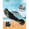 imageWater Shoes Women Men Adult QuickDry Aqua Socks Breathable Hike Barefoot Water Shoes for Swim Beach River Pool Lake Hiking Kayaking SurfingA4  Sky Blue