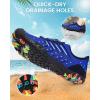 imageWater Shoes Women Men Adult QuickDry Aqua Socks Breathable Hike Barefoot Water Shoes for Swim Beach River Pool Lake Hiking Kayaking SurfingA5  Dark Blue