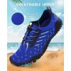 imageWater Shoes Women Men Adult QuickDry Aqua Socks Breathable Hike Barefoot Water Shoes for Swim Beach River Pool Lake Hiking Kayaking SurfingA5  Dark Blue