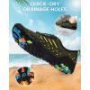 imageWater Shoes Women Men Adult QuickDry Aqua Socks Breathable Hike Barefoot Water Shoes for Swim Beach River Pool Lake Hiking Kayaking SurfingA6  Army Green