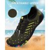 imageWater Shoes Women Men Adult QuickDry Aqua Socks Breathable Hike Barefoot Water Shoes for Swim Beach River Pool Lake Hiking Kayaking SurfingA6  Army Green