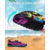 imageWater Shoes Women Men Adult QuickDry Aqua Socks Breathable Hike Barefoot Water Shoes for Swim Beach River Pool Lake Hiking Kayaking SurfingA7  Purple