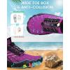 imageWater Shoes Women Men Adult QuickDry Aqua Socks Breathable Hike Barefoot Water Shoes for Swim Beach River Pool Lake Hiking Kayaking SurfingA7  Purple