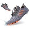 imageHiGropcore Water Shoes for Men Women Hike Barefoot Water Shoes Womens Mens QuickDry Breathable Lightweight Swim Shoe with Drainage HolesWt03 Grey