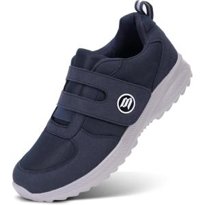 imageHiGropcore Diabetic Shoes for Women Men Wide Width Adjustable Walking Shoes Arch Support Orthopedic Edema Diabetic Shoes for Swollen Feet Neuropathy FasciitisBlue