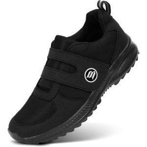 imageHiGropcore Diabetic Shoes for Women Men Wide Width Adjustable Walking Shoes Arch Support Orthopedic Edema Diabetic Shoes for Swollen Feet Neuropathy FasciitisBlack