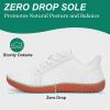 imageHiGropcore Barefoot Shoes for Women Men Minimalist Wide Toe Box Walking Shoes Zero Drop Arch Support SlipOn Barefoot SneakersA  WhiteBrown