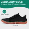 imageHiGropcore Barefoot Shoes for Women Men Minimalist Wide Toe Box Walking Shoes Zero Drop Arch Support SlipOn Barefoot SneakersB  BlackBrown