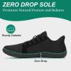 imageHiGropcore Barefoot Shoes for Women Men Minimalist Wide Toe Box Walking Shoes Zero Drop Arch Support SlipOn Barefoot SneakersC  Black