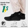 imageHiGropcore Barefoot Shoes for Women Men Minimalist Wide Toe Box Walking Shoes Zero Drop Arch Support SlipOn Barefoot SneakersC  Black
