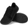 imageHiGropcore Barefoot Shoes for Women Men Minimalist Wide Toe Box Walking Shoes Zero Drop Arch Support SlipOn Barefoot SneakersC  Black