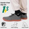 imageHiGropcore Barefoot Shoes for Women Men Minimalist Wide Toe Box Walking Shoes Zero Drop Arch Support SlipOn Barefoot SneakersD  GreyBrown