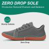 imageHiGropcore Barefoot Shoes for Women Men Minimalist Wide Toe Box Walking Shoes Zero Drop Arch Support SlipOn Barefoot SneakersD  GreyBrown