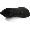 imageHiGropcore Barefoot Snow Boots for Women Men Warm Fur Lined Water Repellent Winter Barefoot Shoes Wide Toe Box Lightweight Outdoor Ankle BootsC1  Black